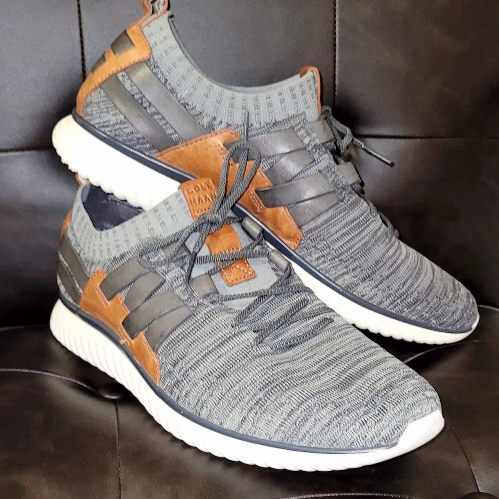 Cole Haan Grey Woven Sneaker